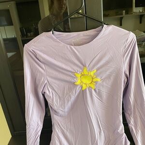 Rapunzel Tangled Sun Embroidered bodysuit
